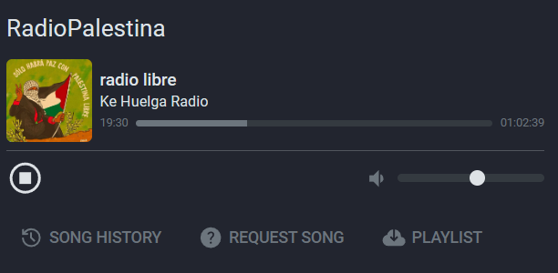 <a href="/CadenazoRRLL/">Cadenazo Radios Libres</a> <a href="/ElCadenazo/">El Cadenazo</a> <a href="/LosTejemedios/">TejemediXs</a> <a href="/witness_es/">WITNESS América Latina y el Caribe</a> <a href="/witnessorg/">WITNESS</a> <a href="/CasadelaCultura/">Casa de la Cultura Ecuatoriana</a> <a href="/CulturaFM1009/">CulturaFM 100.9</a> <a href="/CONAIE_Ecuador/">CONAIE</a> @HoyPalestina <a href="/ActualidadRT/">RT en Español</a> <a href="/AlJazeera/">Al Jazeera PR</a> <a href="/AljazeeraDoc/">الجزيرة الوثائقية</a> <a href="/teleSURtv/">teleSUR TV</a> Ke Huelga desde México nos trae Poesía por #Palestina continuando con el 7mo <a href="/CadenazoRRLL/">Cadenazo Radios Libres</a> 

<a href="/teleSUR_Cuba/">teleSUR Cuba</a> <a href="/teleSURvzla/">teleSUR Venezuela</a> <a href="/radio_pichincha/">Radio Pichincha</a> <a href="/wambraEc/">Wambra Medio Comunitarioᅠ</a> <a href="/vozconfeniae/">vozconfeniae</a> <a href="/CONAIE_Ecuador/">CONAIE</a> <a href="/FNAntiminero/">Frente Nacional Antiminero</a> <a href="/MBL_Ecuador/">Movimiento de Barrios en Lucha</a> <a href="/CorapeEC/">CORAPE</a> <a href="/DemocracyNowEs/">Democracy Now! en español</a> <a href="/filac_/">FILAC</a> <a href="/HaranValer/">Francis Hurtado</a> <a href="/Micc_Ec/">Mov.IndígenaCotopaxi</a> <a href="/ONIC_Colombia/">Organización Nacional Indígena de Colombia - ONIC</a>