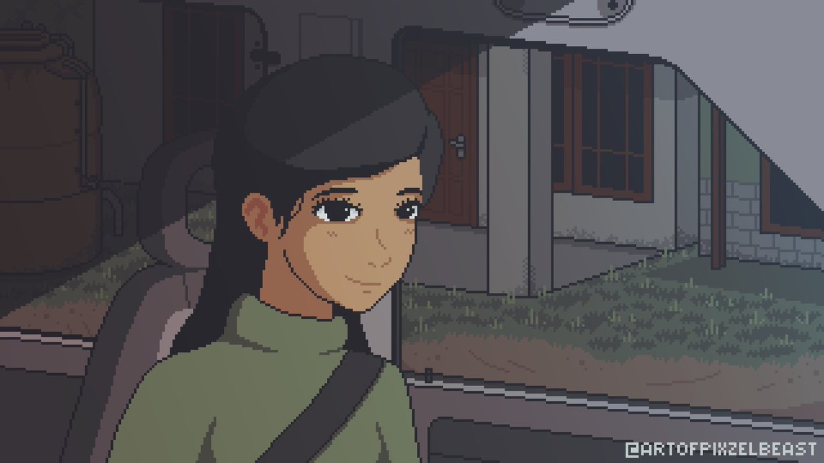 Andini leaving home
#pixelart #pixelartist #ドット絵 #indiegamedev #solo_dev