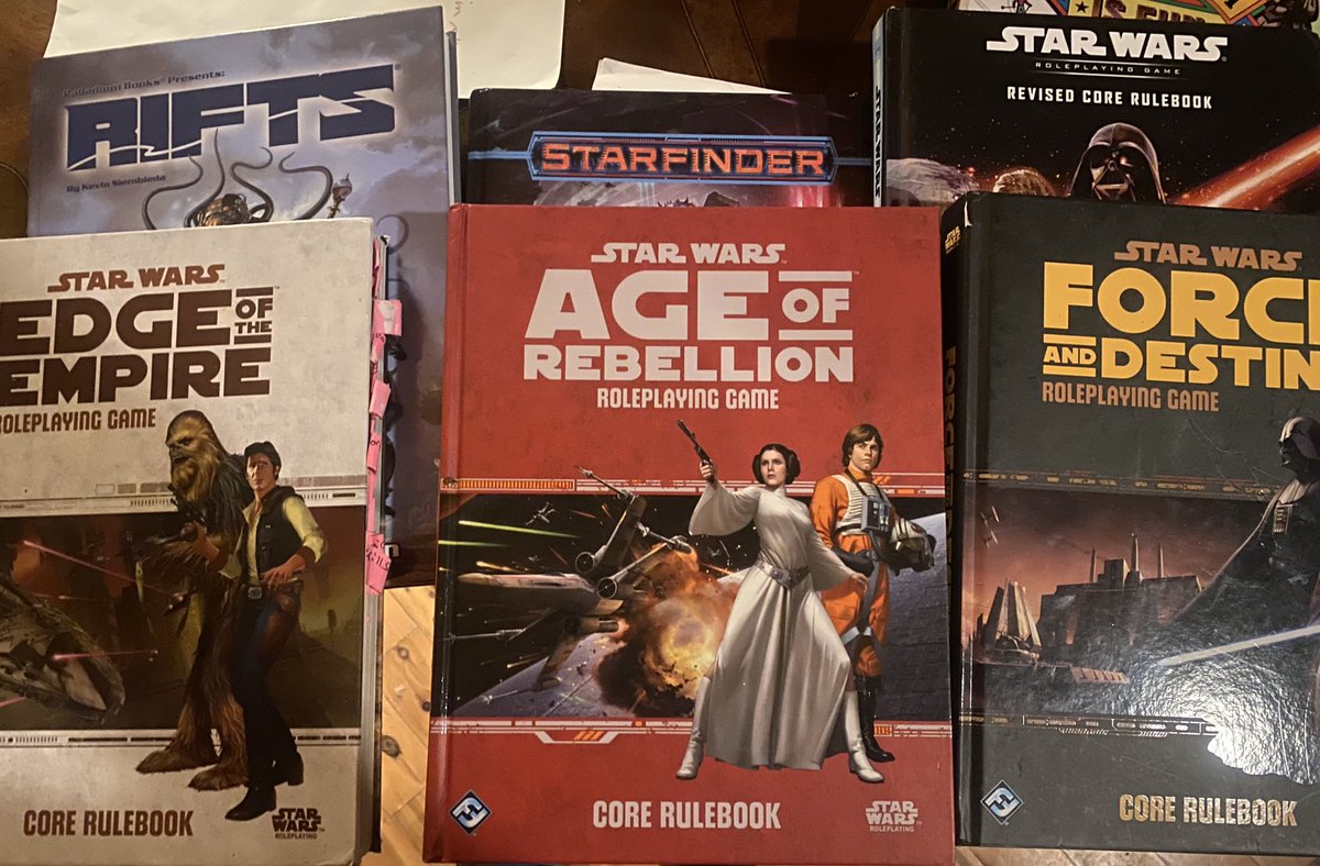 Scott_Gentry1's tweet photo. Ya know, while I get that some people think #StarWars is a dead brand and have made quite a living off of telling the world. I have yet to see a group of them come together and tell their own stories. Find some friends and tell your own stories. #TTRPGs https://t.co/1UbmCgci4b