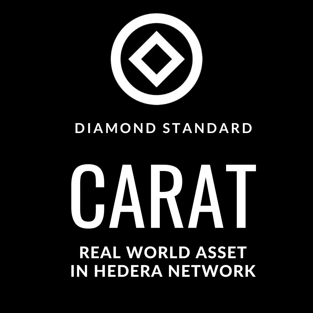 CryptoPublicID's tweet photo. DIAMOND STANDARD CARAT, 
the Real World Asset (RWA) in #HEDERA NETWORK: #CARAT

Check it out, via #HASPACK or  Google.
Don't play to much on meme outside #HBAR. https://t.co/iVfDhQ24HH