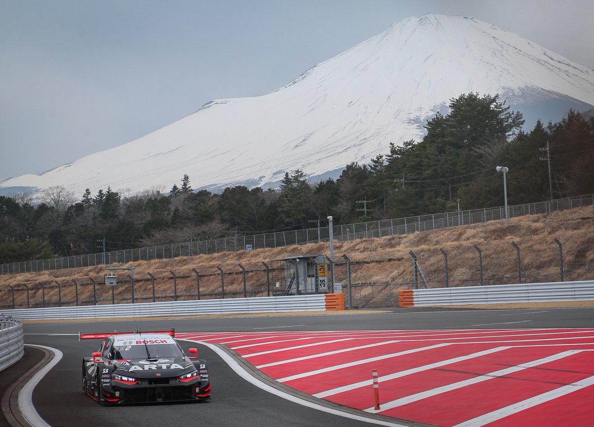 matsu1116's tweet photo. 富士GTテスト
#16 ARTA MUGEN TYPER-GT
定番の富士山と
ここもすっかり有名な場所になっちゃいましたね〜
#SUPERGT2024
#SUPERGT
#ARTA #MUGEN #ARTAMUGEN
#TYPERGT
#CIVIC https://t.co/eeZ3bfcaDu