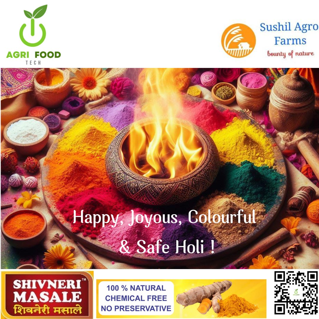 🧡May your Holi be filled with laughter, love, and the vivid shades of nature! 🌈🤗 

#Holi2024 #NaturalColors #EcoFriendlyHoli #FestivalOfColors #TraditionInColor #SustainableCelebration 🎨🌿🎉