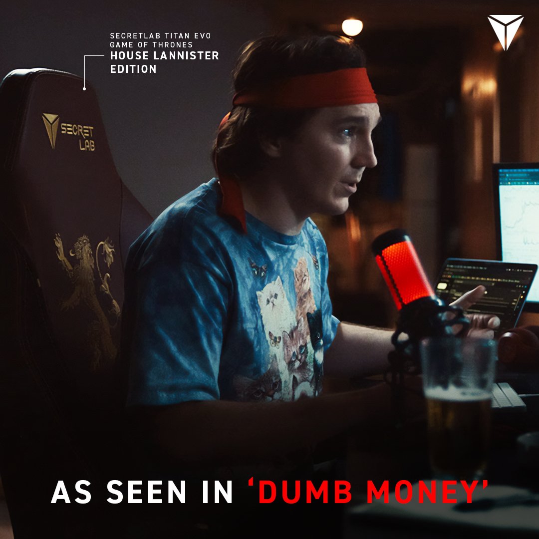 From analyzing spreadsheets to live streaming, Secretlab TITAN Evo keeps you ergonomically supported through every task — catch it in action on ‘Dumb Money’, now streaming on Netflix. secretlab.co/titan-evo #DumbMoney