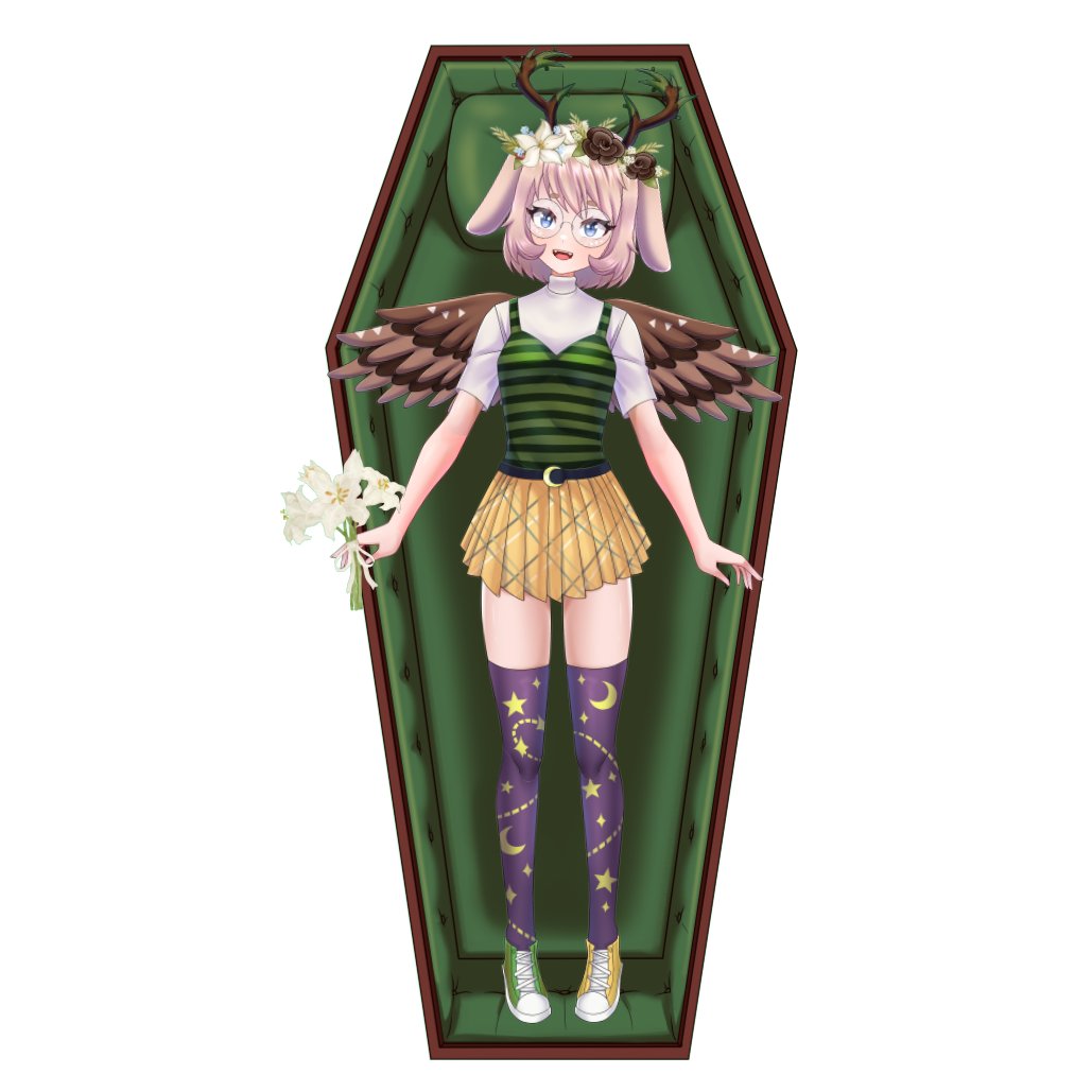 aleida_live's tweet image. Thats all folks! (until tomorrow) See you guys at my 2.0 model reveal tomorrow (3/25) at 9pm est!! I'm so excitedddd!! 

#vtuber #envtuber