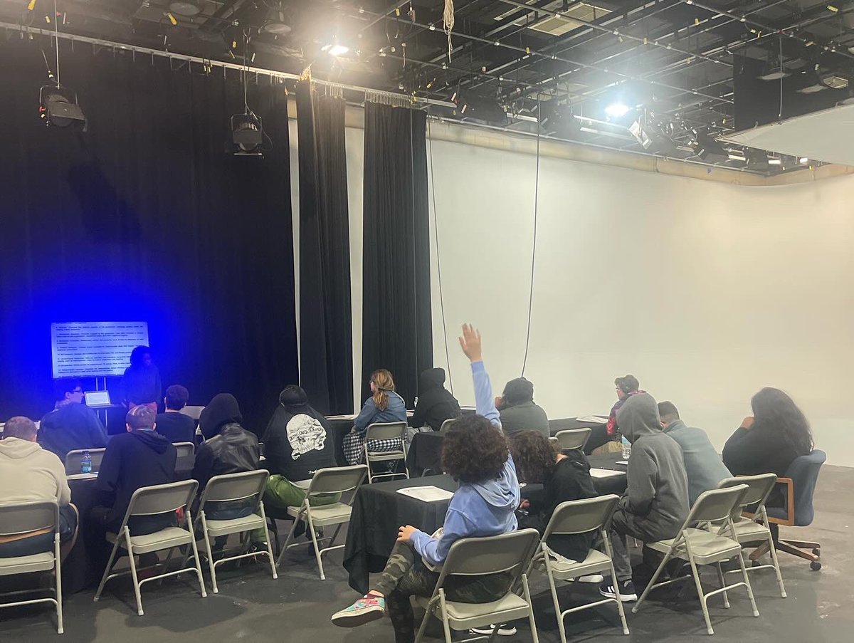 CareerFocusInc1's tweet photo. Thank you to @wedupbs for hosting Career Focus Inc. TV Production ��� Spring Break Career Camp! 🌟 Throughout the week, our students explored different TV production careers, gaining hands-on training and career readiness skills. https://t.co/poB9ArwzqV