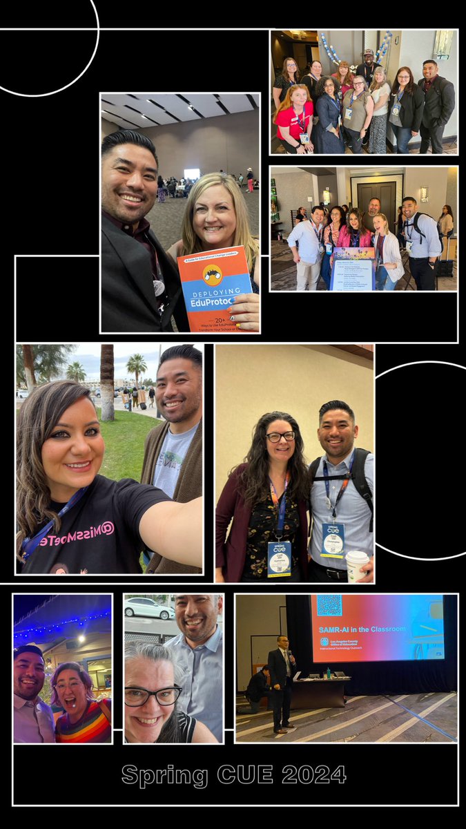 Had a wonderful time Spring @cueinc. Thank you to all the great memories and wonderful sessions. Proud of the @lacoe_ito for their presentations showcasing what we are doing at @LosAngelesCOE. Until next year #CUEmmunity