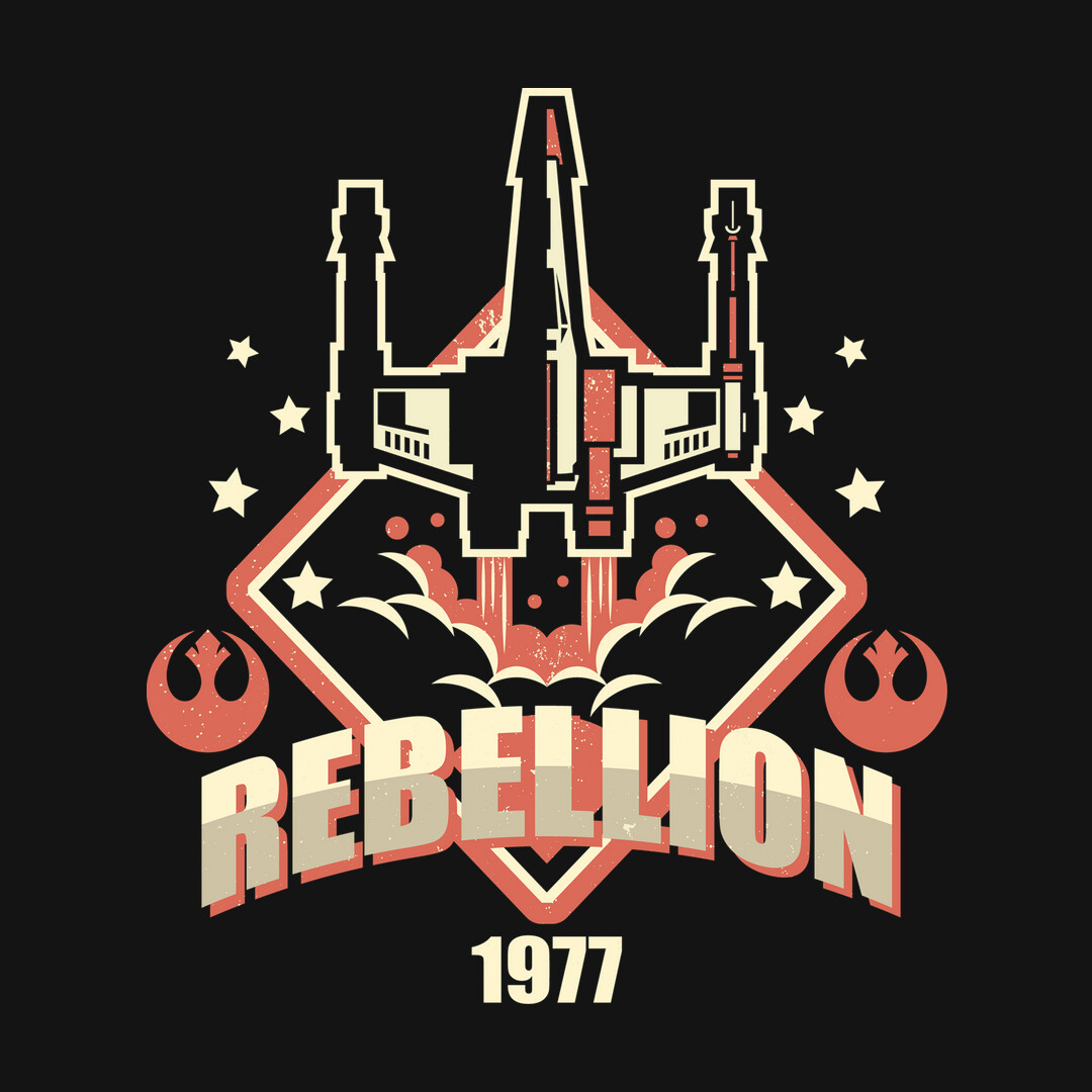 teefury's tweet photo. THE DAILY | “Rebellion Patch” by #jrberger starts at just $13 today only at #TeeFury! ⚡
https://t.co/WxTdWZhGDU
#teefury #merch #gamingtshirts #apparel #artstagram #tshirtoftheday #artofinstagram #instaartist #movies #scifi #space #action #spaceopera #rebellion #rebels https://t.co/vgcHRhQTje