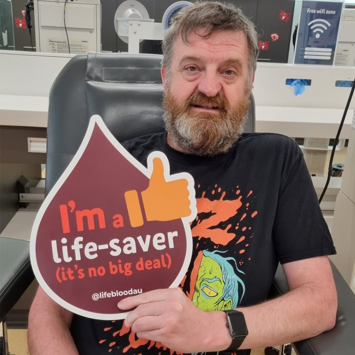 Chris was a donor for 30 years, but recently needed 20 units of blood during heart surgery. 'You never know if you or someone you love will need blood,' said Chris, who is already looking forward to getting back in the donation game. #lifebloodau donateblood.page.link/Bkqc