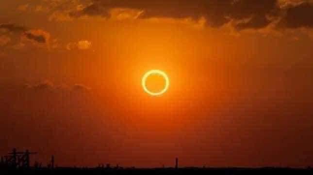 According to scientists, APRIL 8, 2024

SAVE THE DATE, IT WILL BE HISTORIC! On April 8, 2024, a total solar eclipse will be visible and will turn day into night. Temperature will drop, animals will get muddy and darkness will turn sunlight into night. We won't see another total