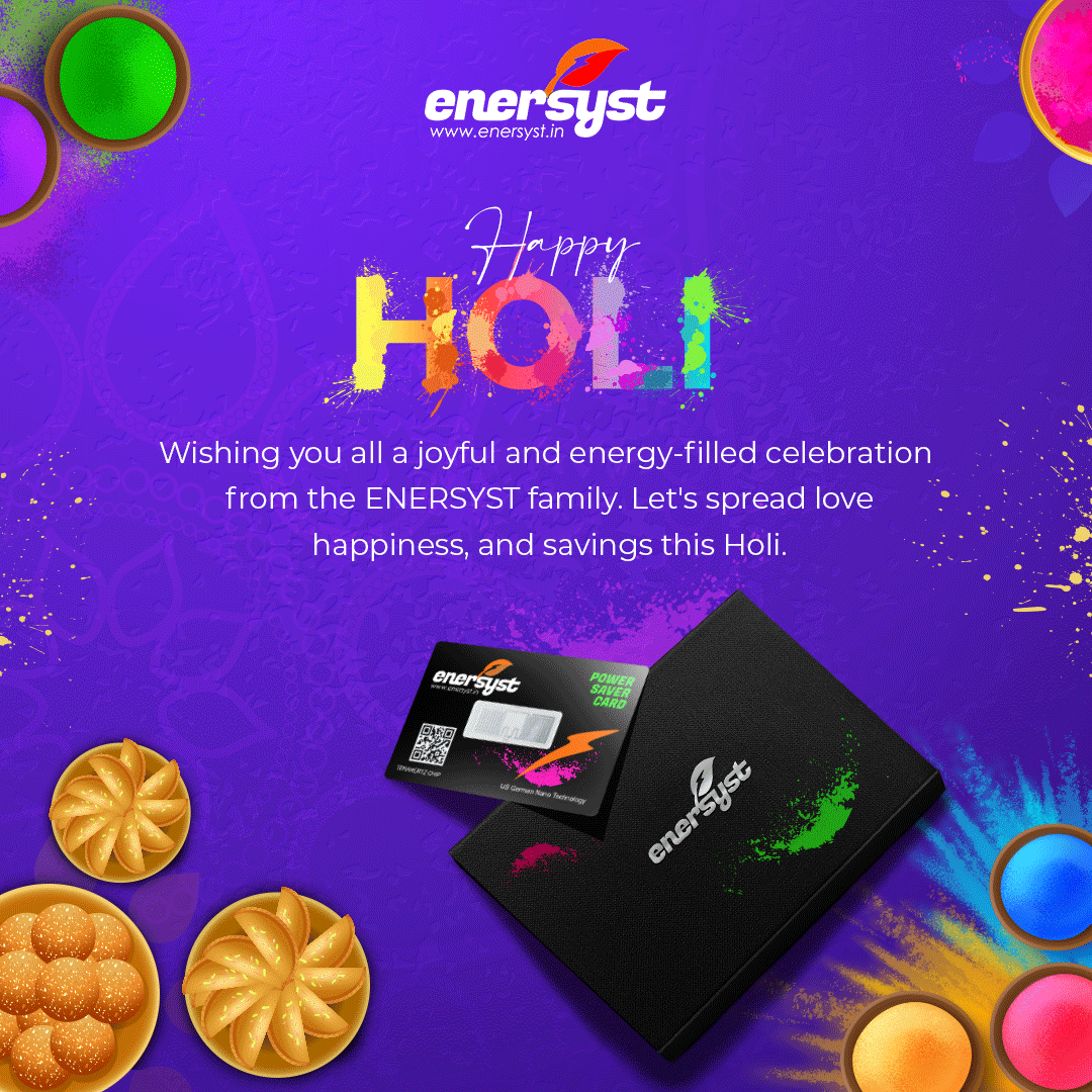 Wishing you all a vibrant and joyous Holi! May your day be filled with colors, laughter, and endless energy. 😀

#Enersyst #HappyHoli #HoliHai #Holi