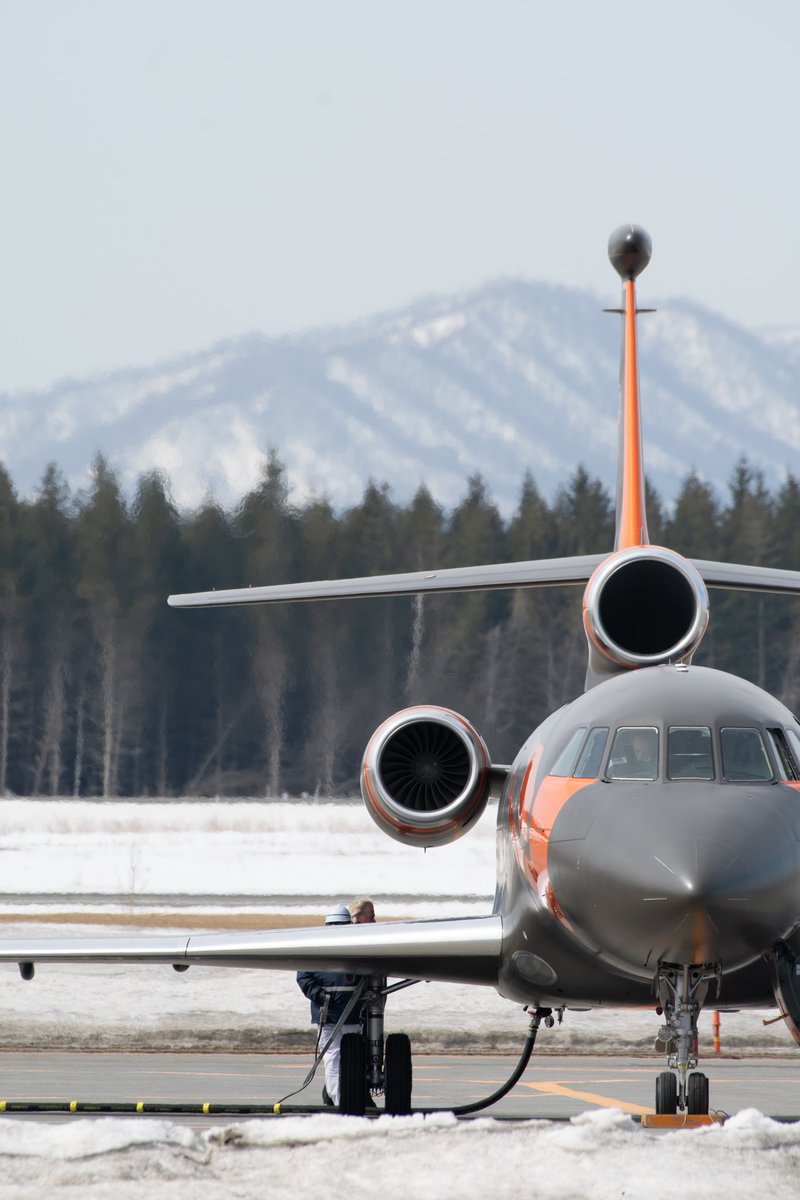 komochan2006's tweet photo. 新千歳空港にかっこいいプライベート機が到着！
wellcame to hokkaido!!

2024/03/25

#新千歳空港　#CTS https://t.co/LZc239poAD