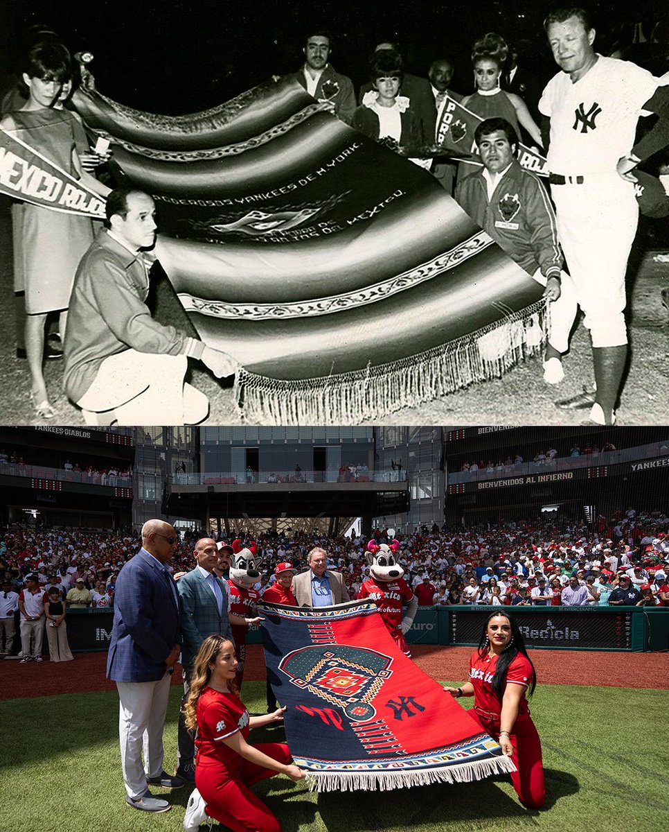 DiablosRojosMX's tweet photo. Nuevamente haciendo historia juntos 🖼️🎞️ @Yankees https://t.co/ovQkosROvj