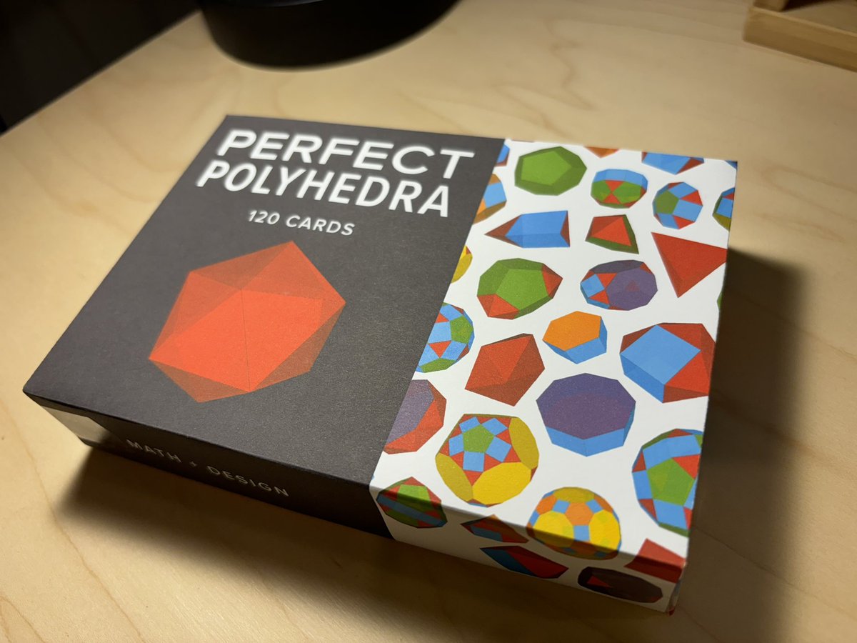 Mocking up the prototype for my polyhedra card set to be launched on Kickstarter soon!