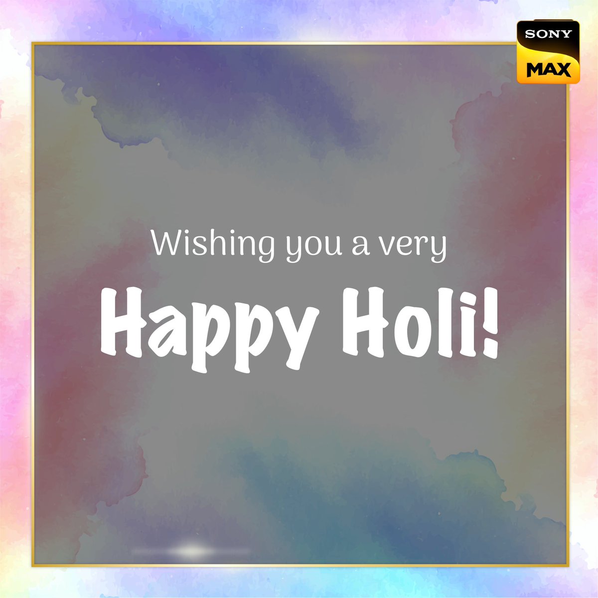 Spreading colors of joy, one emotion at a time. Happy holi, everyone!🌈 #SonyMAX #Bollywood #Holi #DeewanaBanaDe