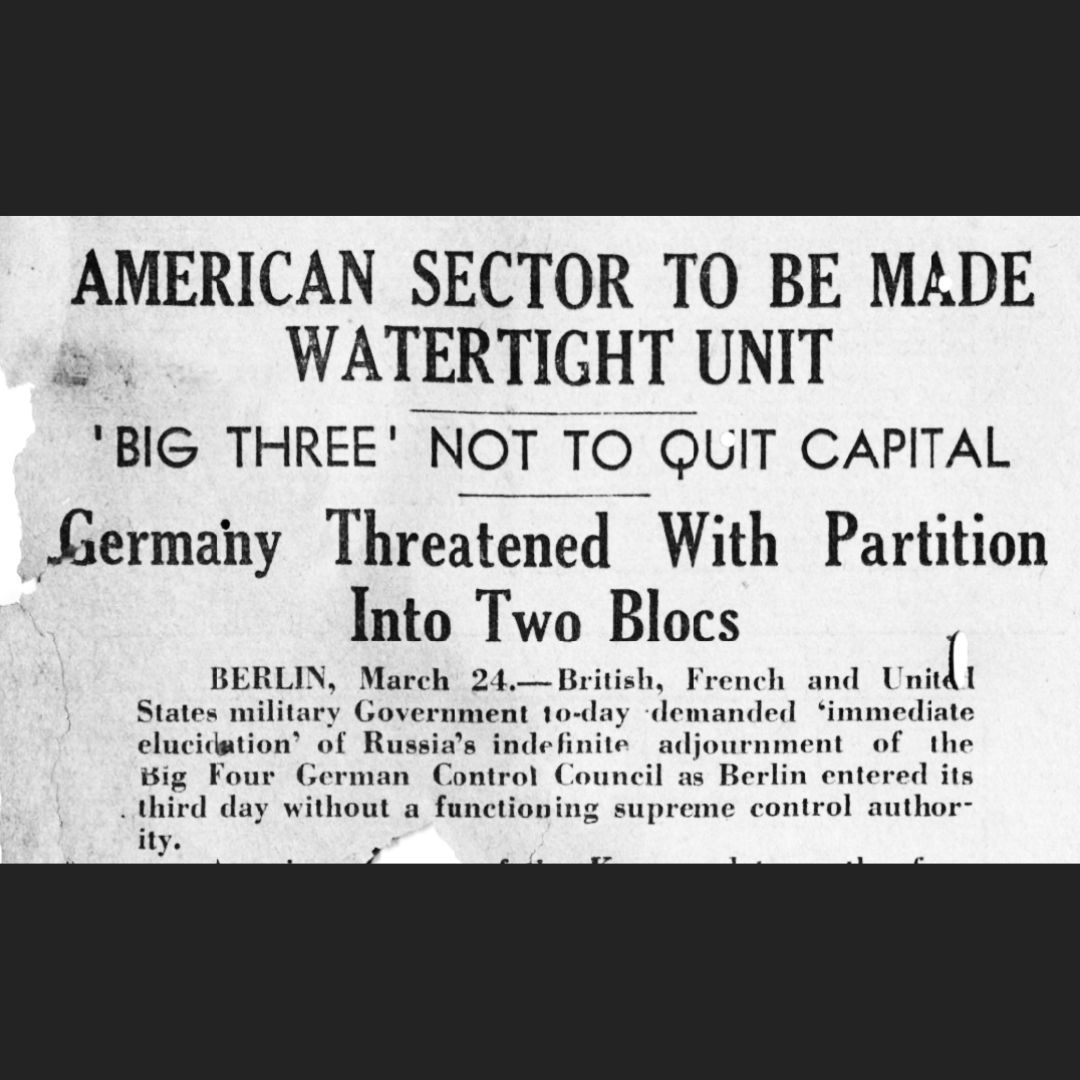 SouthAsiaOA's tweet photo. Partition of Berlin announced 2 years after the Partition of India and Pakistan, featured in Amrita Bazar Patrika. 

#PartitionOfGermany #Partition #OnThisDay 

Read it here: https://t.co/RTnjb0XFTK https://t.co/k7SsHrDBOz