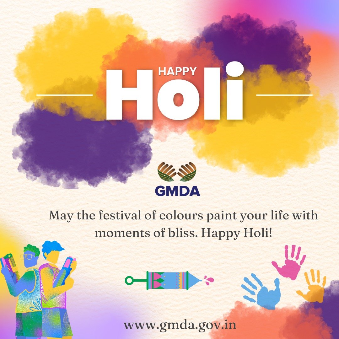 May the colours of Holi brighten your path towards success and prosperity. Wishing you and your family a joyous and colourful celebration. #HappyHoli ! #HoliWishes