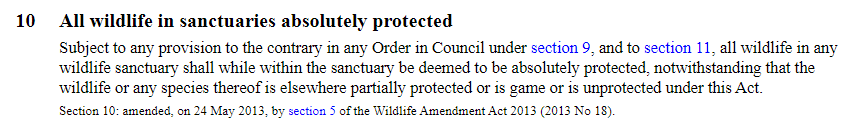LewSOS's tweet photo. So the leaders of both parties that will be responsible for approving rapid consents do not regard endangered species in a wildlife sanctuary as an adequate reason to disrupt a boat race

Here is s10 of the Wildlife Act 1953 as amended in 2013 by that nice man John Key's govt https://t.co/IixwmEBCFo