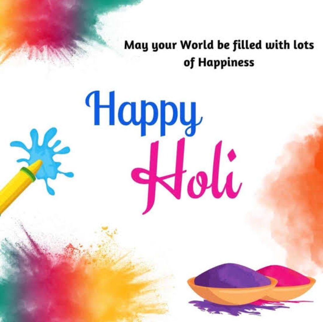 Happy Holi to everyone