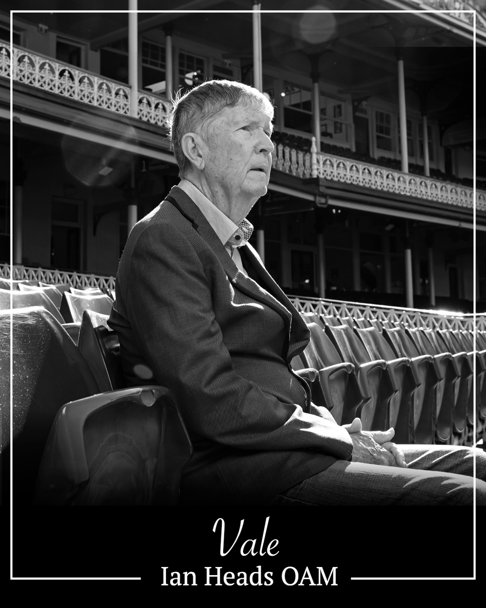 Vale Ian Heads OAM. Distinguished journalist, author, inaugural SCG Media Hall of Honour inductee, and NRL Hall of Fame member.