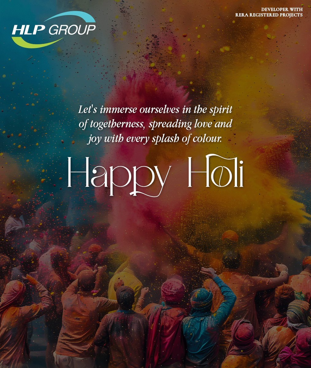 As you celebrate Holi, may the vibrant colours uplift your spirits, wipe away sorrows, and fill your world with laughter and love.

Happy Holi

#HLPGroup #HLPSocialSquare #HLPPalmillas #HLPGalleria #Togetherness #Colours #Joy #Happiness #Laughter #Love  #SplashOfColours