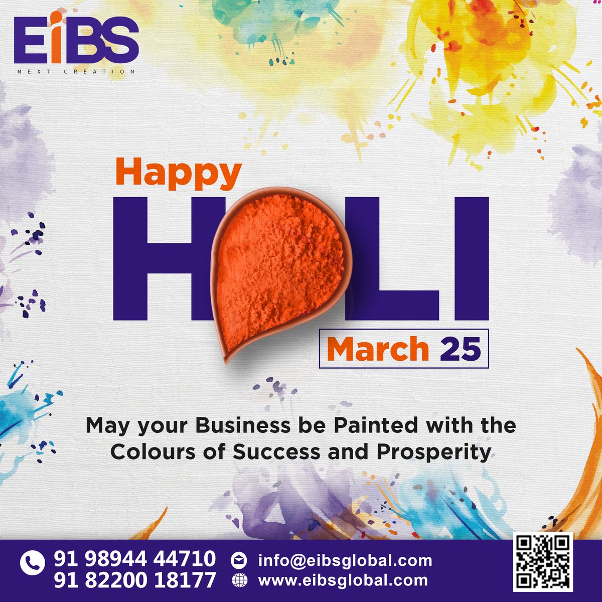 ☎️ Call us now: 9894444710, 9790464324
#EiBS #eibsglobal #digitalpartner #softwaredevelopmentagency #uidesigns #uidesignpatterns #WebsiteDevelopment #HappyHoli #FestivalOfColors #WebDesign #OnlinePresence #DigitalMarketing #CreativeDesigns #UserExperience #SEOOptimization