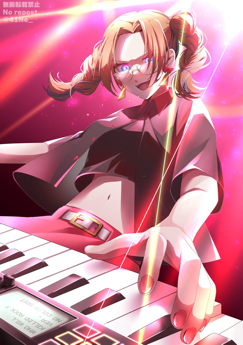 41Ne__'s tweet photo. ···🐢🎹···

『ロックって、死ぬほど楽しい！！！』

···🐢🎹···

#イラスト #創作 https://t.co/sCdWRgYu0q