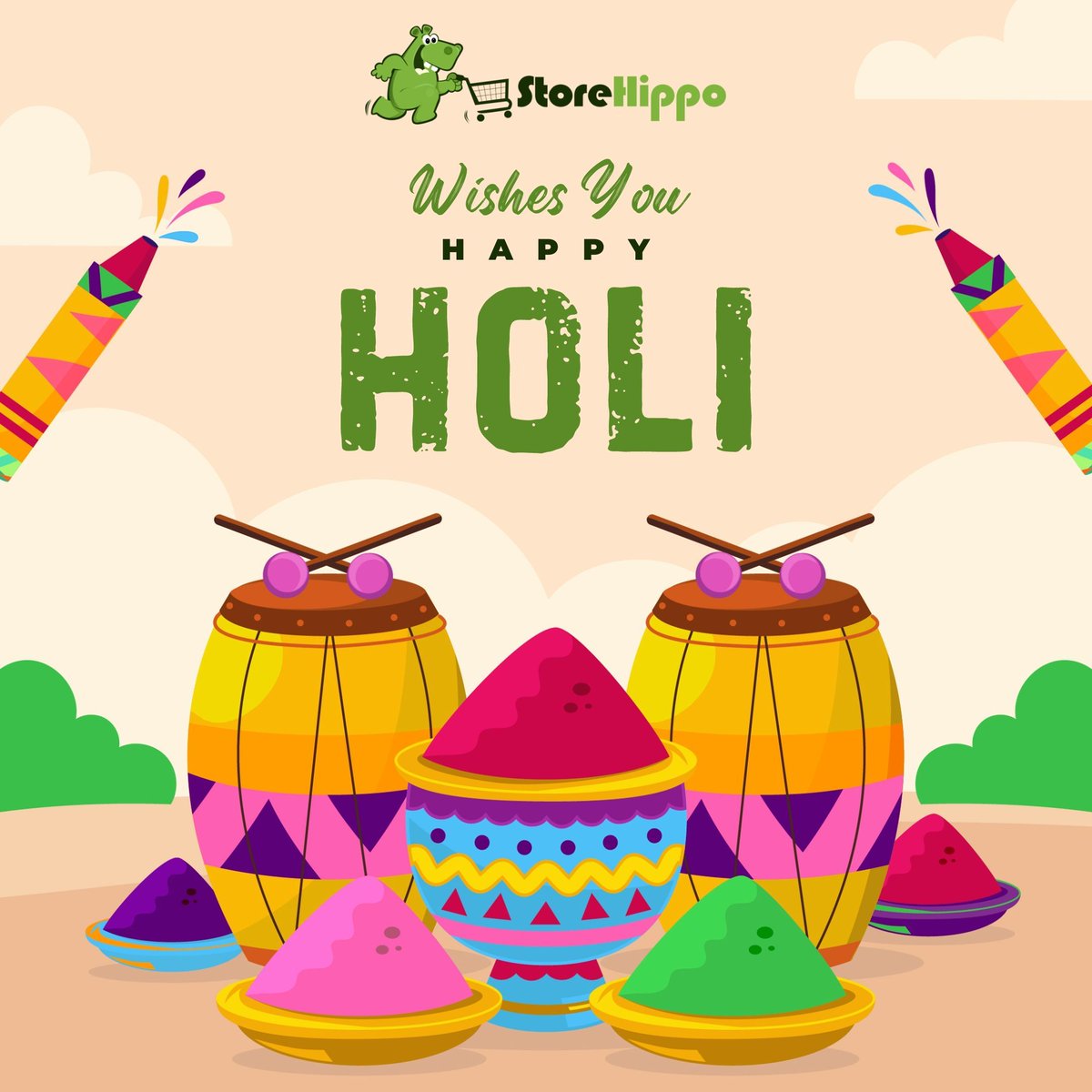 #StoreHippo wishes you a very Happy Holi 🎉