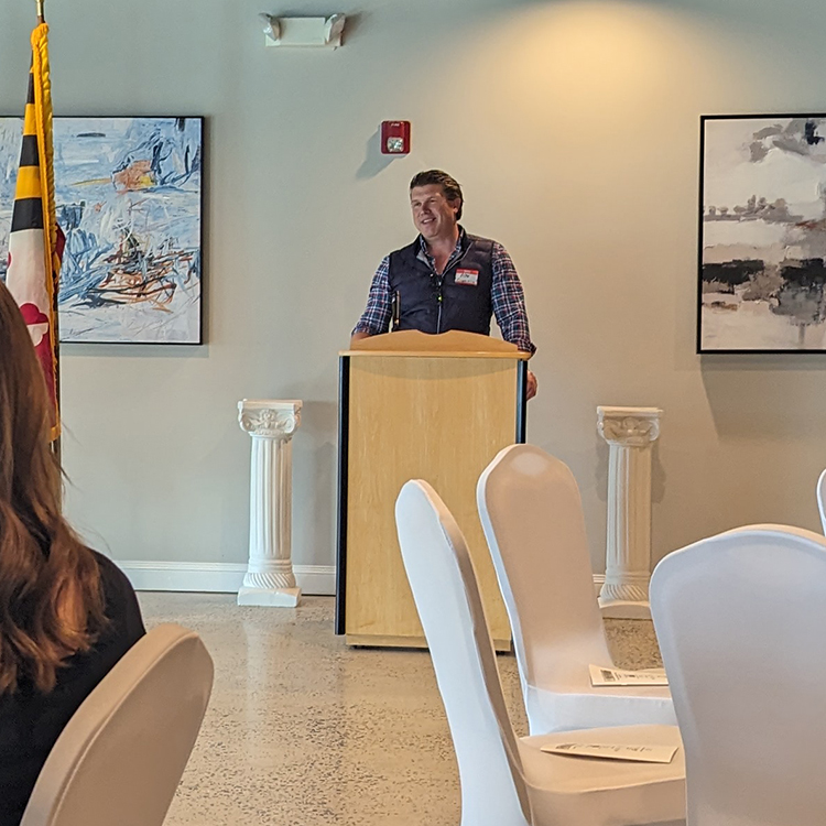 SWNJobsMD's tweet photo. SWN's BSR, Stacey Brown, attended an invigorating River Watch networking event. Big news from Alex Jacobs of #Coppermine! New CopperPlex in Edgewood to host sports tourneys. Excited to extend #HarfordCounty hospitality! ๐ขโฝ๐ฅ
#SWNetwork #GameOnHarford #BusinessUnite https://t.co/hYJ17lk2et