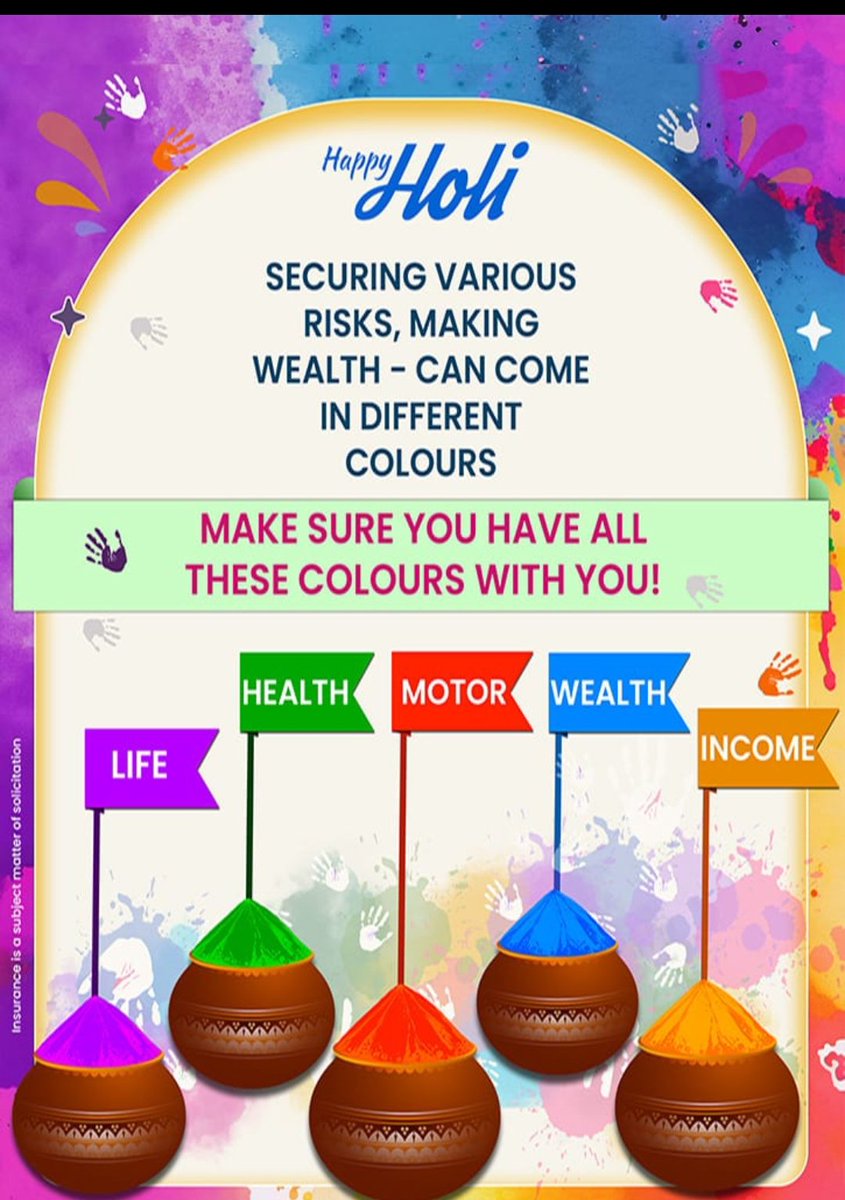 HarshAdvisor's tweet photo. Wishing you all a very Happy Holi and Dhuleti.

#happyholi2024 #happydhuleti #investments #insurance https://t.co/KEsXzdlz1z