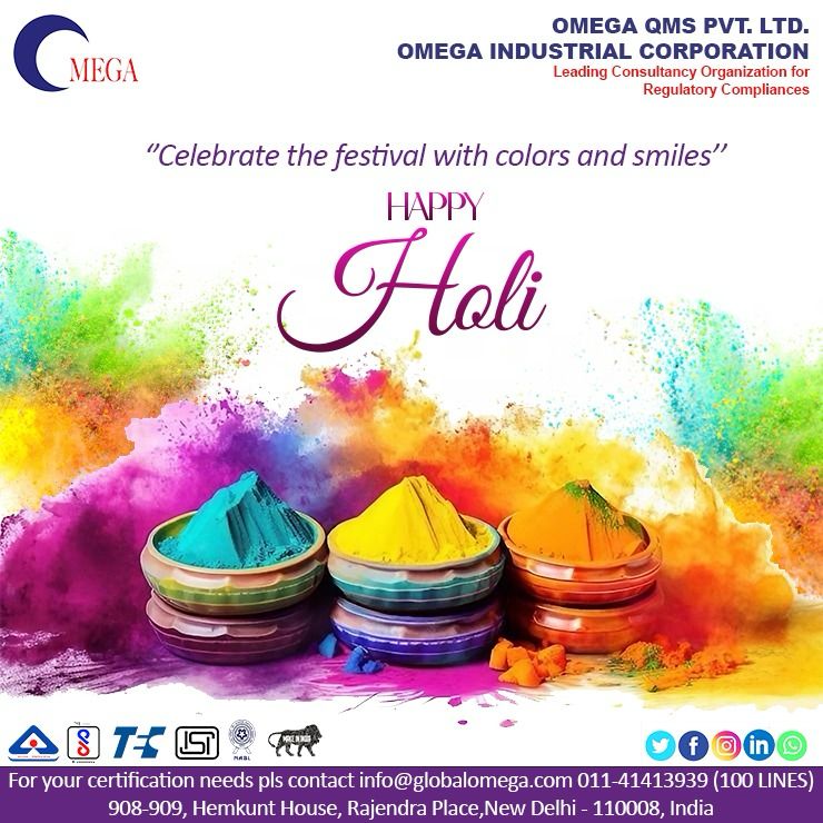 QmsOmega's tweet photo. Life is better in full color! Happy Holi, everyone! 
#happyholi #festivalsofcolors #holivibes https://t.co/fvxOiT4ZiZ