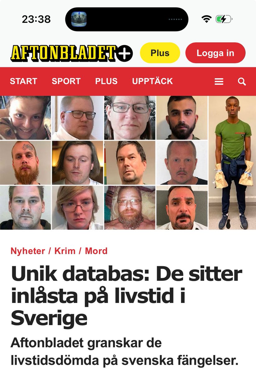 13 slumpmässigt utvalda bilder av 228 livstidsdömde svenska fångar 😂