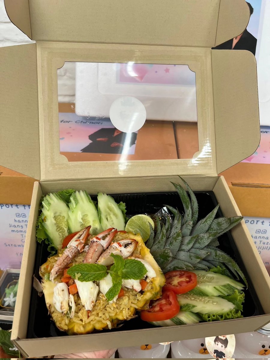 Chimon0115's tweet photo. 餐食已送达，感谢各位对萌崽的爱！
#MyPreciousTheSeries
#ChimonWachirawit
#ชิม่อนไงจะใครหล่ะ https://t.co/PJNa6WIV59