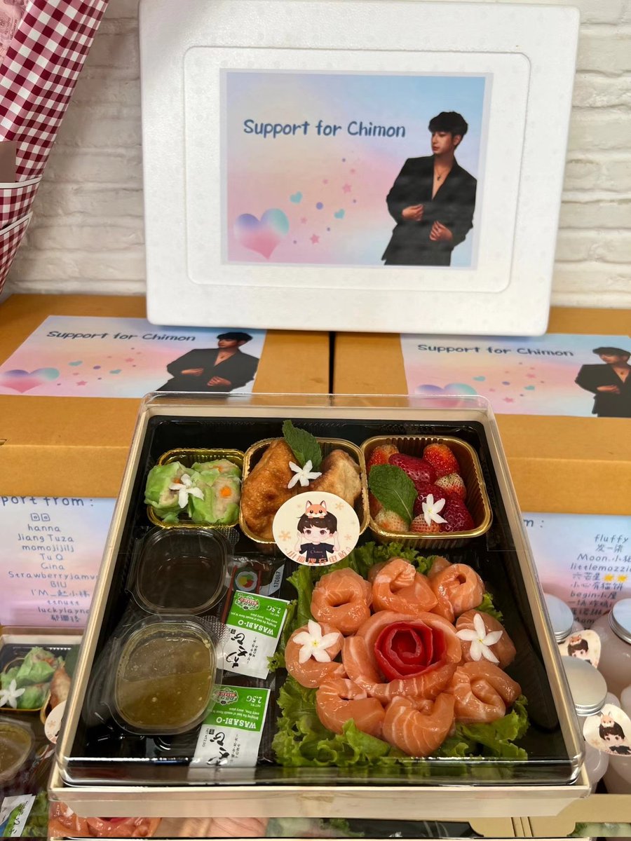 Chimon0115's tweet photo. 餐食已送达，感谢各位对萌崽的爱！
#MyPreciousTheSeries
#ChimonWachirawit
#ชิม่อนไงจะใครหล่ะ https://t.co/PJNa6WIV59