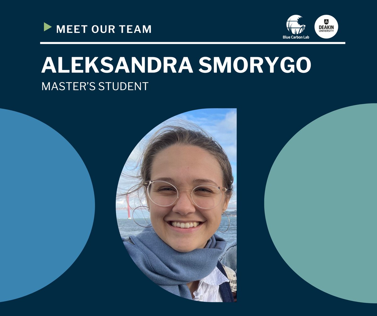 Meet the team! Aleksandra (Sasha) joins us as a visiting Master’s student, exploring whether Labyrinthula (marine protists) associated with mangrove leaf litter are a possible causative agent of #seagrass wasting disease 🌱🦠 More about her research here: bluecarbonlab.org/lab-members/al…