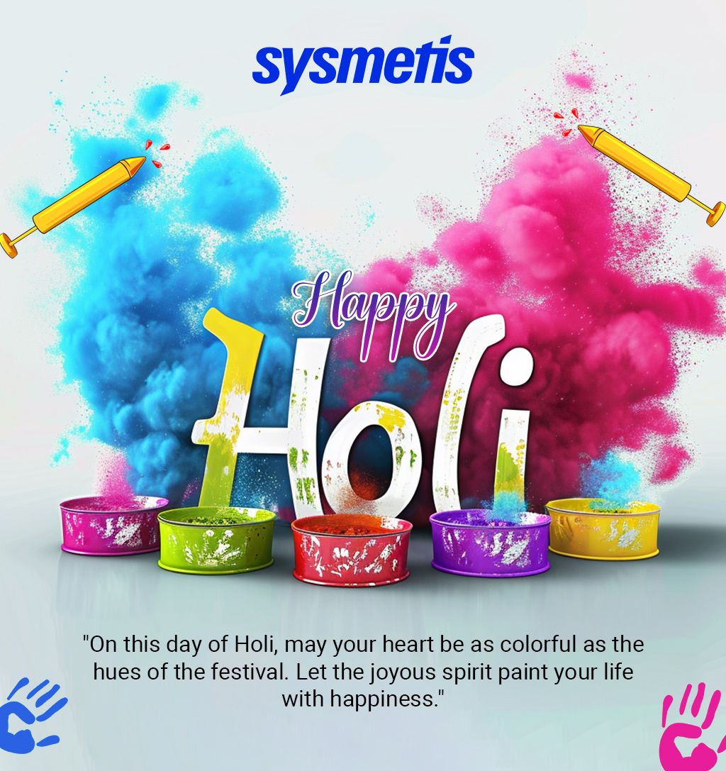 sysmetis_it_sol's tweet image. Happy Holi!!