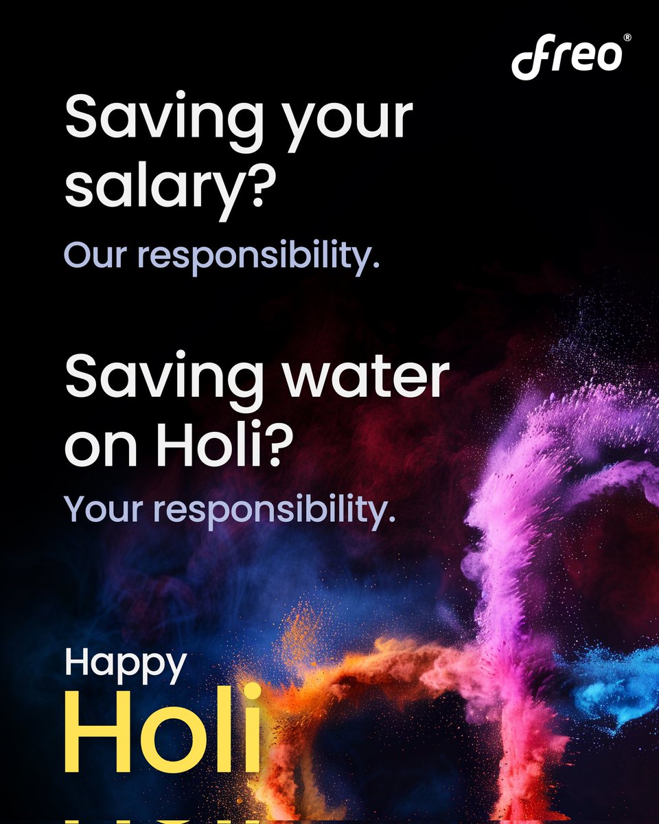 Dear #Bangalore, 

A truly #HappyHoli is one played responsibly. #SaveWater and #PlayResponsibly