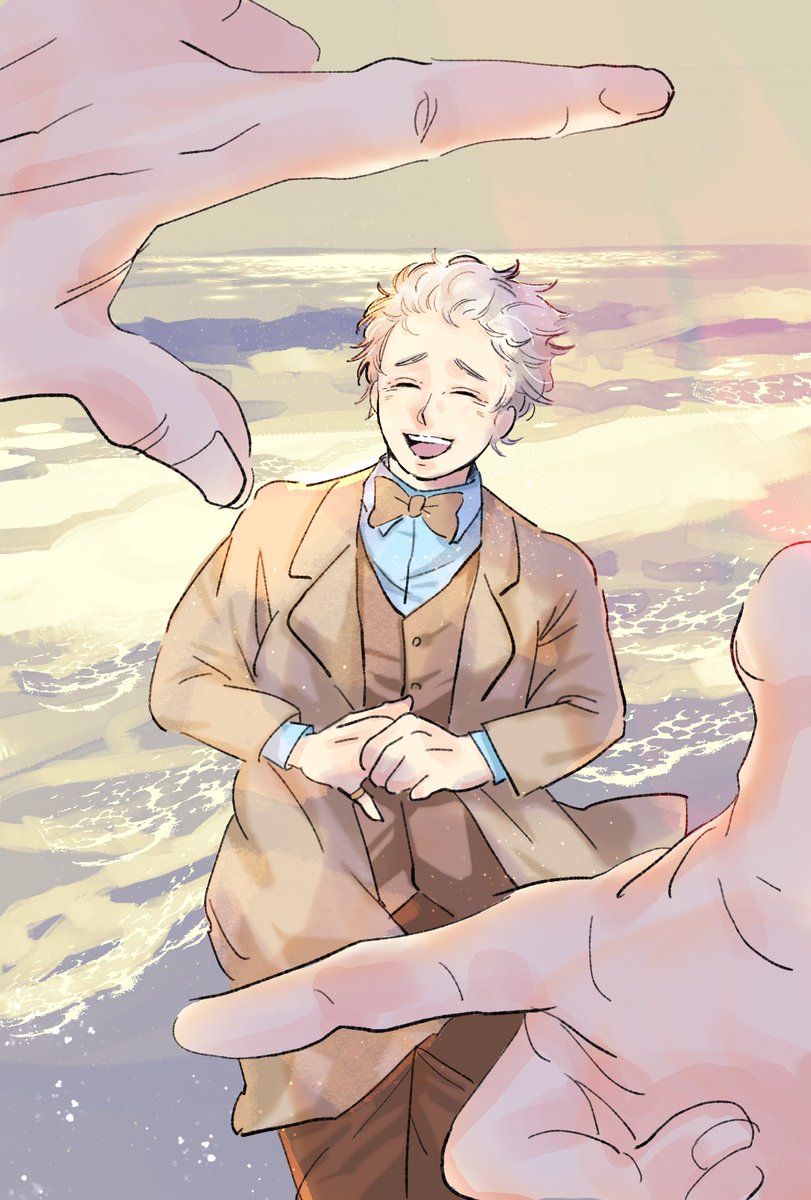 amane37inishie's tweet photo. あの日お前がなんて言ったのか
思い出せない
思い出してしまったら、心が壊れそうで

#GoodOmensFanArt https://t.co/UQcAhXReJ2