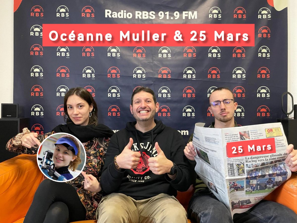 Le Morning de Talri :    
🚨 Bonjouuuuuuuuur Straaaaaasbouuuuuuuurg 
📻 CHRONIQUE DU JOUR 🎙️ Radio Bankable Strasbourg  &amp; Ça, ça s'est passé ce jour là : Océanne Muller &amp; 25 mars (8H15 &amp; 8h45) 
Météo du jour 🌤️🌡️ :  4° Mini et 14° Maxi