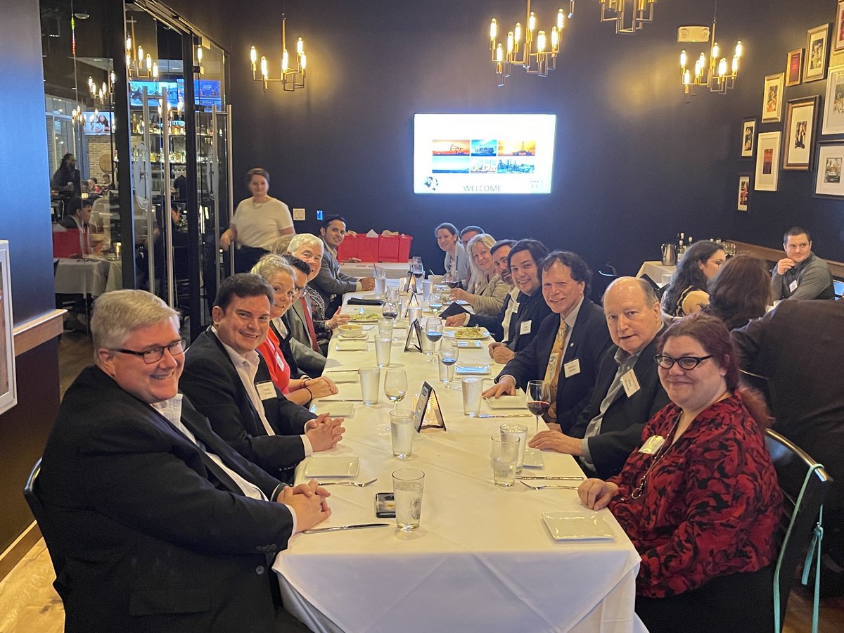 ⁦@UHLAW⁩ ⁦@hbtlj⁩ held its 24th annual Houston Business and Tax Law Journal Symposium and 6th Annual Denney L. Wright International Energy Tax Conference on March 22nd. On March 21st ⁦@UHLawDean⁩ attended preconference dinner at ⁦@TheFederalGrill⁩.