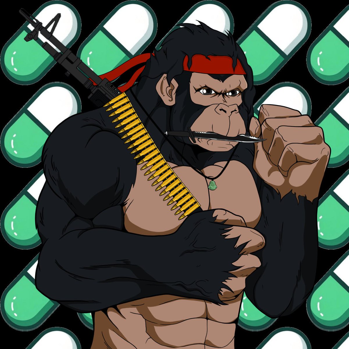 THE TICKER IS $GG 🦍🎲🦍🎲🦍🎲 'THE' DEGEN COIN IS HERE GAMBLIN GORILLAS NO STOPPING NOW dexscreener.com/solana/femambp…