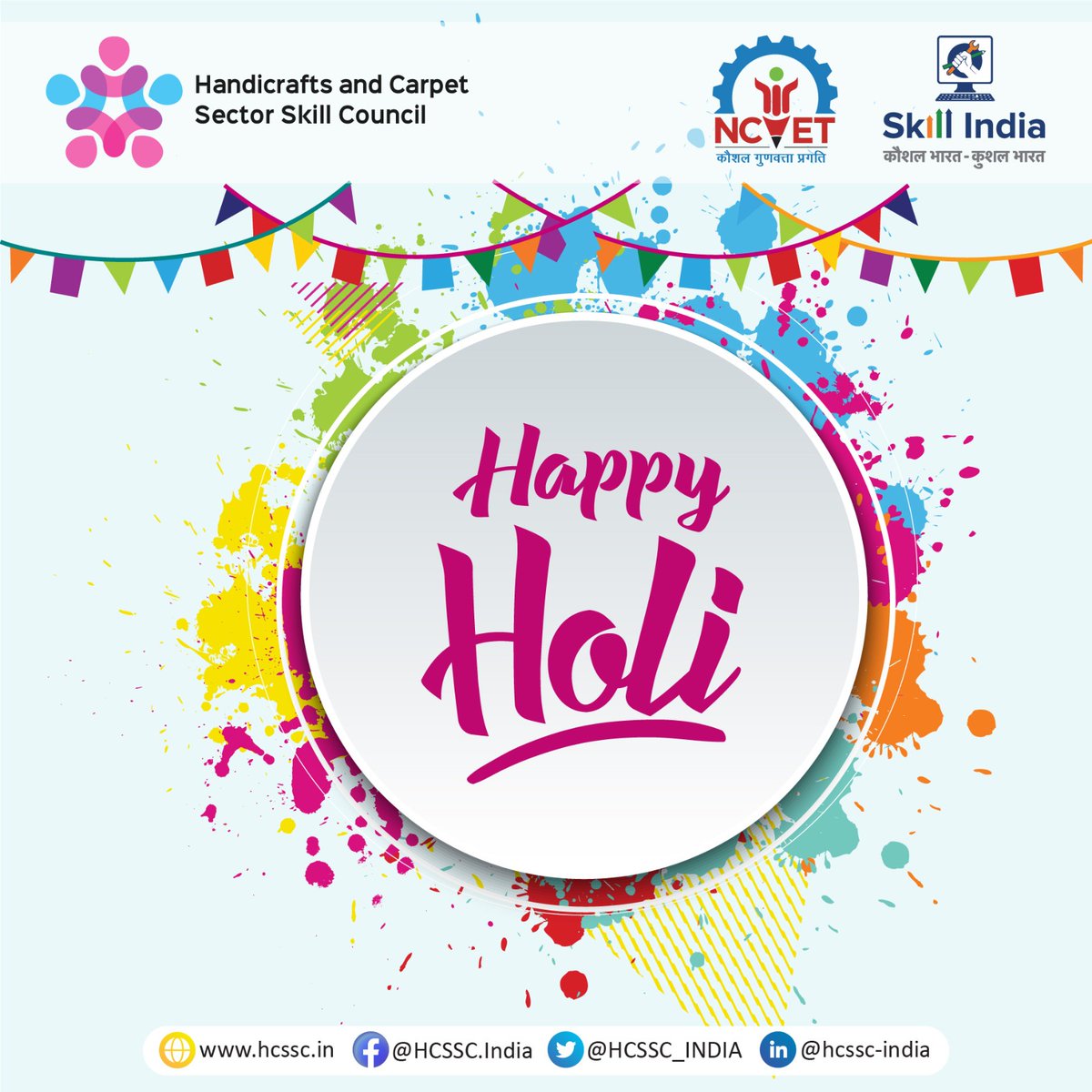 HCSSC wishes you a happy, safe and prosperous #HappyHoli