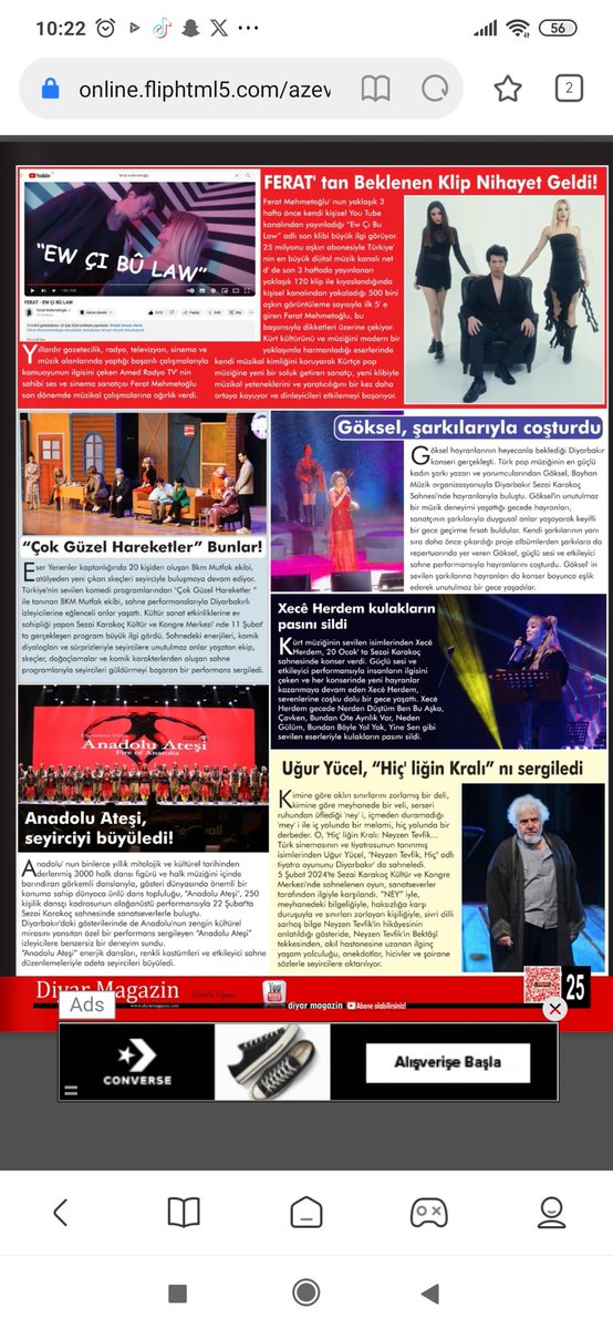 FeratMehmetoglu's tweet photo. Diyar Magazin'de 'Ew çi bû law' haberi. Teşekkürler @DiyarMagazin
#ferat #feratmehmetoglu #feratmusic #feratewçibûlaw #feratwerewere #feratdilteng #feratbirîndarim #kurdishmusic #kurdishsinger #kürtçemüzik #kürtçeşarkılar #stranênferat #stranenkurdi #stranênkurdî https://t.co/T04WW46xkb
