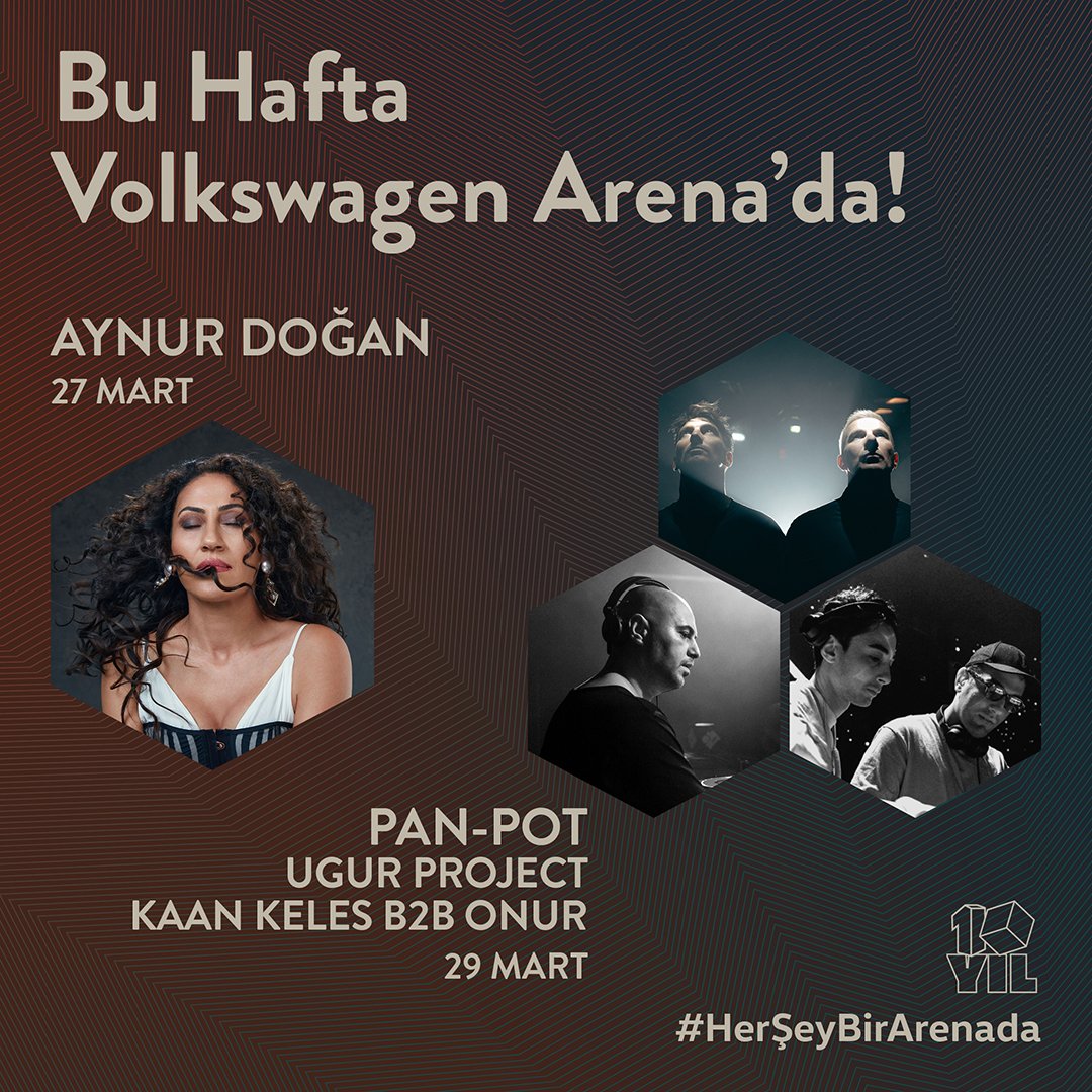 Volkswagen Arena’nın gerçeküstü atmosferinde bu hafta!👇🏼 🔗 Etkinlik detayları vwarena.com’da. #HerŞeyBirArenada