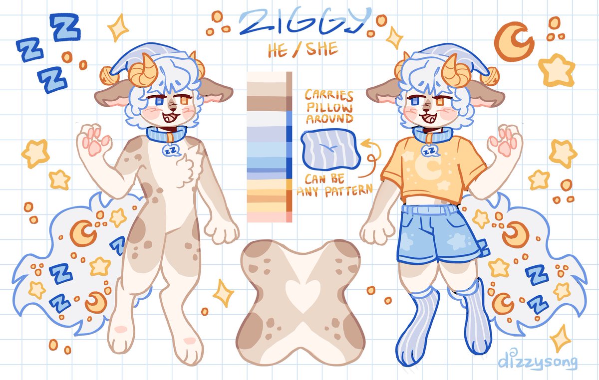 dizzysong's tweet photo. NEW FURSONA ALERT!! This is my secondary Fursona Ziggy!!
Gift art is always welcome!
He's just a sleepy guy ;w; 🌙💤⭐
#art #fursona #fursonaart #referencesheet #fyp #characterillustration #oc #ocdrawing #ocart #furry #furryart
 #creativity #lineart #linework #linedrawing https://t.co/nKgsO9zEf3
