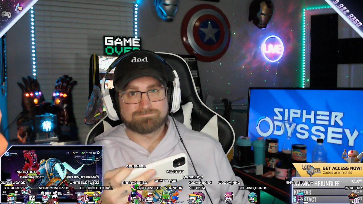 yournewdaddd's tweet photo. From every angle, I am SO ready to stream @playSIPHER.
#SipherInTheWild @mrjustincohen
#playsipherodyssey #sipherodyssey https://t.co/dQFrdo8OvH