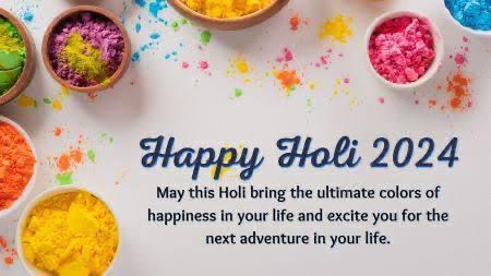 May the radiant rainbow of Holi paint your life with boundless joy, wellness, and togetherness! 🌈 Sending colorful wishes to all. Stay safe, stay joyous! 🎨🖍️🌼 #HappyHoli