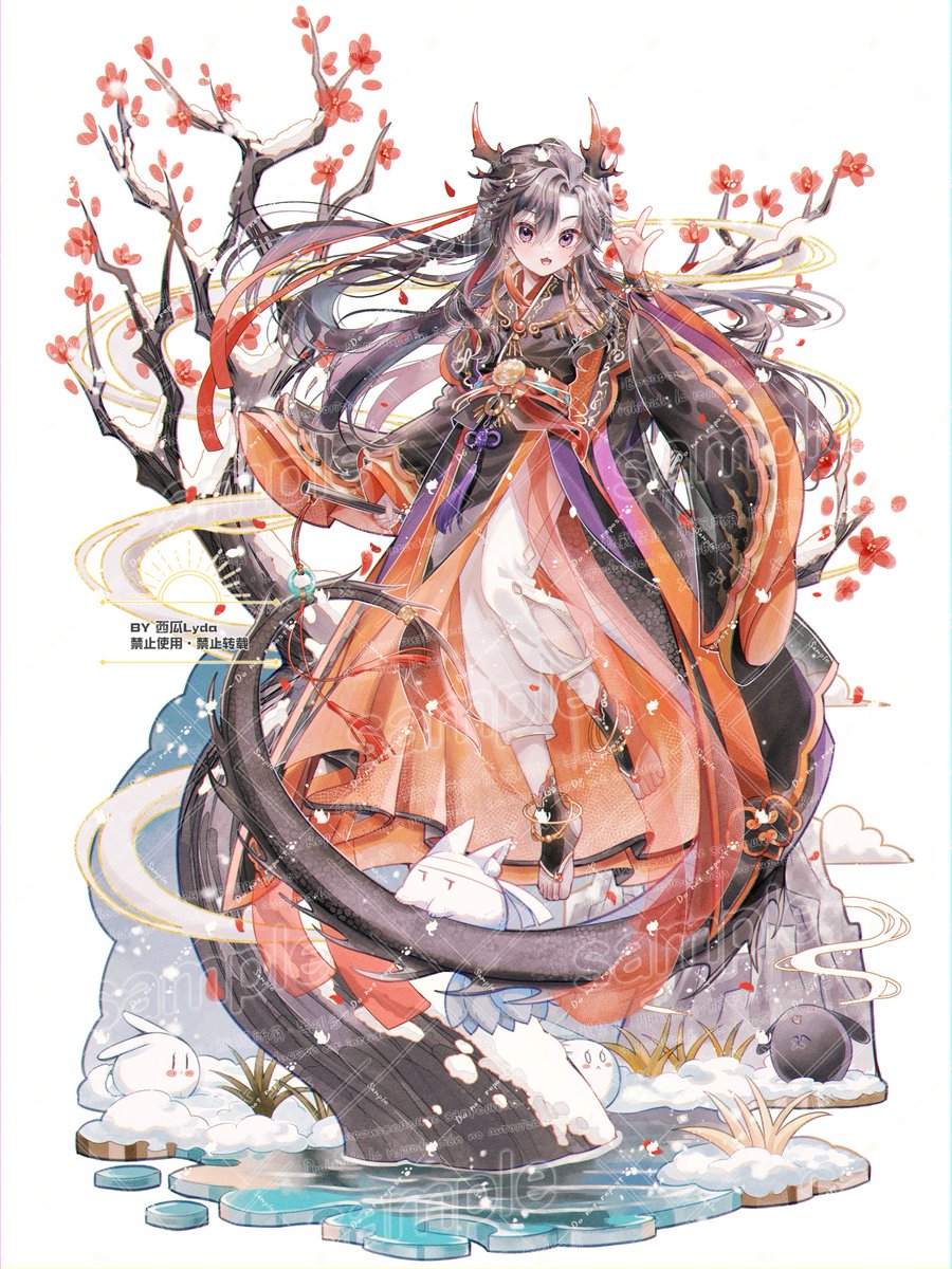 suika_LIDA's tweet image. #魔道祖师 #MDZS #魏无羡 #蓝忘机 #wangxian #weiwuxian #LanWangji 
幻想系列？😂
仙鹿叽*人鱼羡
龙叽*狐羡