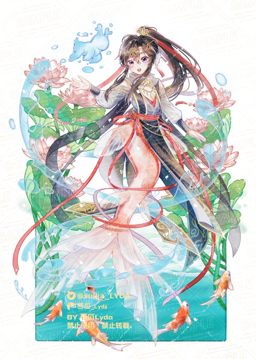 suika_LIDA's tweet image. #魔道祖师 #MDZS #魏无羡 #蓝忘机 #wangxian #weiwuxian #LanWangji 
幻想系列？😂
仙鹿叽*人鱼羡
龙叽*狐羡