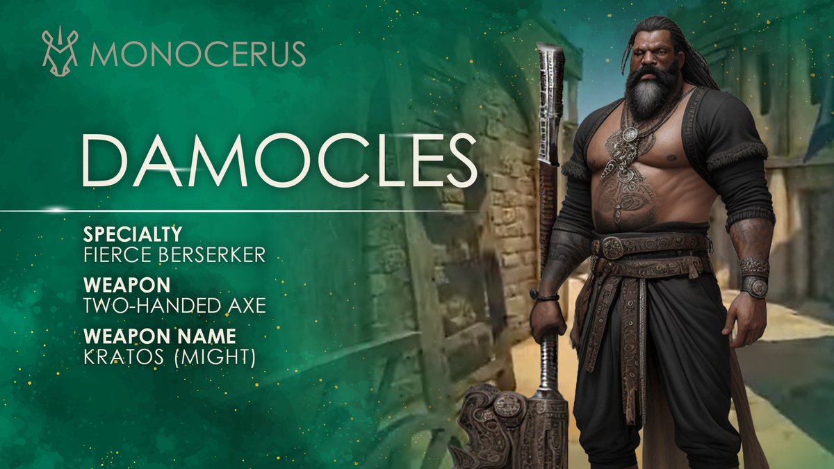 Ready for Monocerus Beta?

Unleashing my inner Fierce Berserker with Damocles, my Two-Handed Axe named Kratos (Might)! 💥⚔️ Brace yourselves for some epic battles! #Monocerus