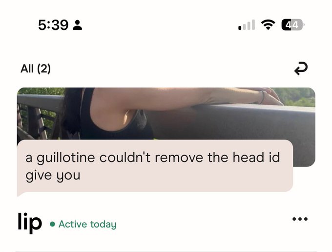 Stealing this line, thank you lip ?? https://t.co/X6YNjNqqZD